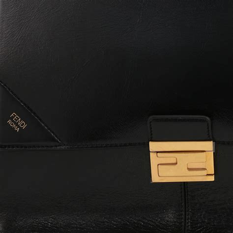 fendi borsa in pelle nera kan i f|Acquista Borse in Pelle da Donna .